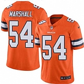 Nike Men & Women & Youth Broncos 54 Brandon Marshall Orange Color Rush Limited Jersey,baseball caps,new era cap wholesale,wholesale hats